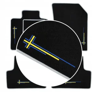 DYWANIKI SAMOCHODOWE VOLVO V90 I (1997-2000) JASNOSZARE + 4 HAFTY Promocja