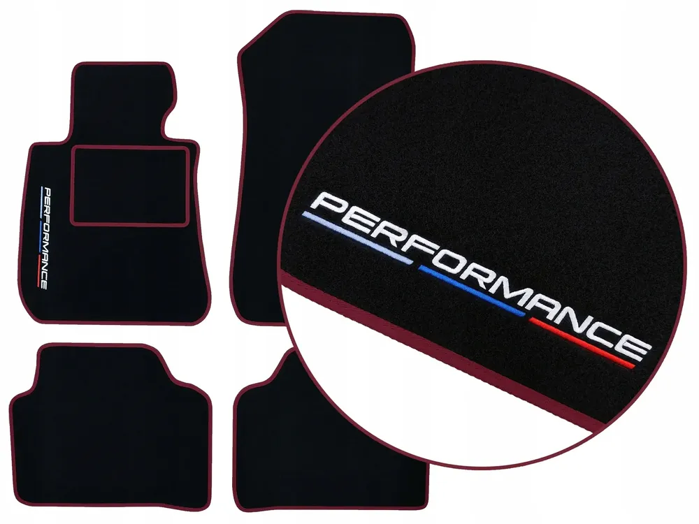 Bezpieczna płatność DYWANIKI WELUROWE BMW 5 GT (2010-...) - BORDOWE + 2x HAFT