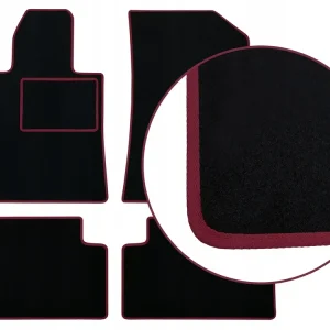 CZARNE DYWANIKI RENAULT SCENIC II (2003-2009) BORDOWA LAMÓWKA Rabat