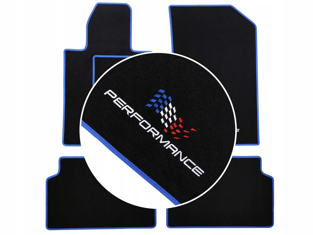 Autentyczny DYWANIKI WYCIERACZKI DO PEUGEOT 207 (2006-2012) HAFTOWANE