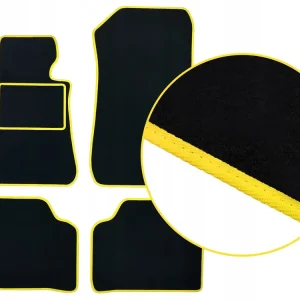 DYWANIKI WELUROWE BMW 4 G26 (2020-...) + ŻÓŁTA LAMÓWKA Oferta limitowana