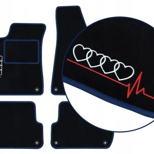 Rabat DYWANIKI SAMOCHODOWE AUDI A4 B5 (1995-2001) 2 HAFTY, GRANATOWE