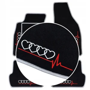 POLSKIE DYWANIKI DO AUDI 90 B2 (1984-1986) JASNOSZARE, 4 HAFTY Oferta limitowana