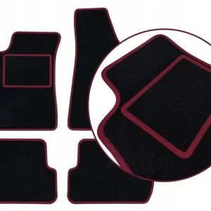 Popularny CZARNE DYWANIKI AUDI 100 C4 (1990-1994) BORDOWA PRZĘDZA | ST
