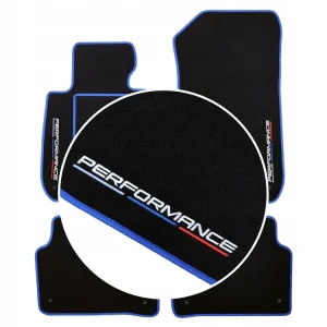 Popularny DYWANIKI SAMOCHODOWE BMW 5 E34 (1988-1996) + HAFT PERFORMANCE