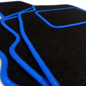 Niska cena CZARNE DYWANIKI CHEVROLET KALOS (2004-2007) NIEBIESKA PRZĘDZA | ST