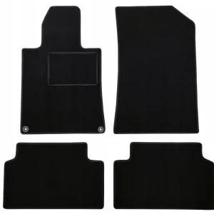 Rabat CZARNE DYWANIKI CITROEN DS4 (2011-2015) CZARNA LAMÓWKA | ST