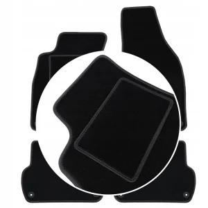 Oferta limitowana CZARNE DYWANIKI DO AUDI A2 (1999-2005) GRAFITOWA PRZĘDZA