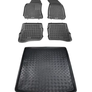 Dywaniki gumowe + mata wkład do bagażnika do VW Passat B5 Kombi Oryginalny