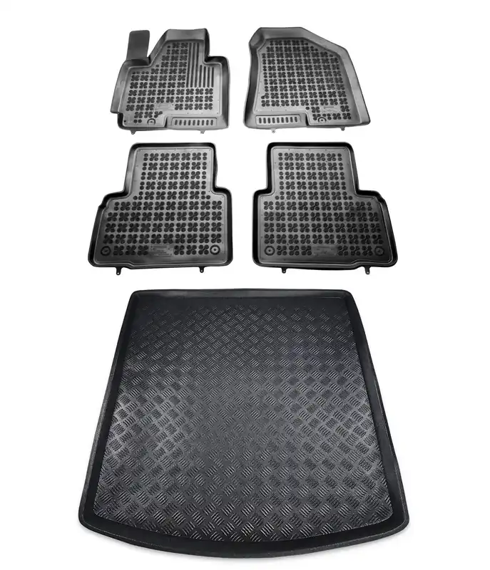 Dywaniki gumowe + mata wkład do bagażnika do Hyundai ix35 Promocja