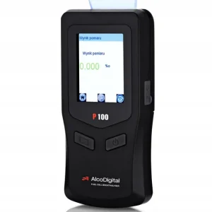 Zwrot pieniędzy Alkomat dowodowy AlcoDigital P100 + Kalibracje