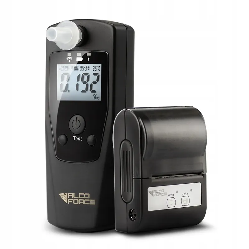 Najlepsza cena Alkomat Alcoforce Cobra z drukarką