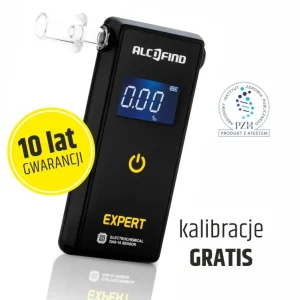 Popularny Alkomat Alcofind EXPERT + Kalibracje rok