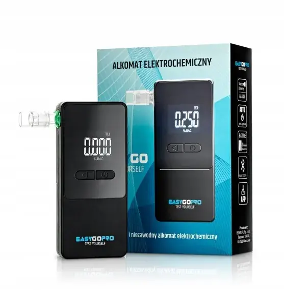Alkomat elektrochemiczny EASYGOPRO Bluetooth na Aplikacje Tani