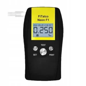 Alkomat tester trzeźwości FiTalco Neon F1 Szybka dostawa