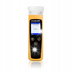Alkomat przesiewowy ALCOLIFE GO kalibracja elektrochemiczny bezustnikowy Autentyczny