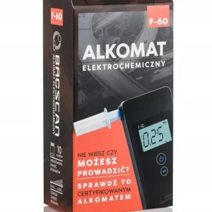 2 x ALKOMAT BACscan F-60 + USTNIKI + POKROWIEC 2xAAA Tylko dziś