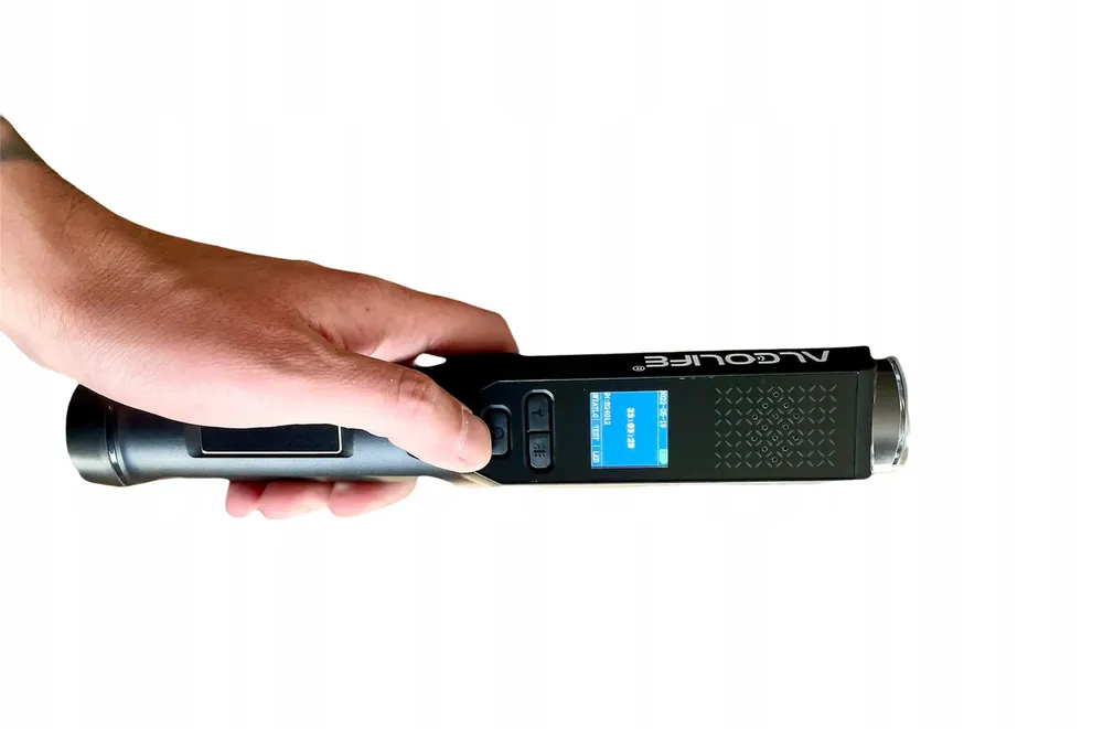 2 x Alkomat elektrochemiczny Alcolife F8 PAŁKA POLICYJNA Policyjny bezustik Wysoka jakość