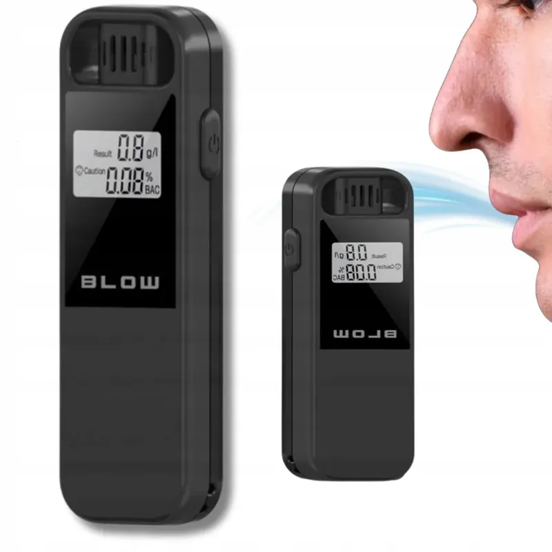 Promocja ALKOMAT półprzewodnikowy BEZUSTNIKOWY policyjny szybki - BATERIE GRATIS