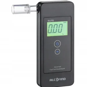 Alkomat AlcoFind Elite + kalibracje + pokrowiec Nowość