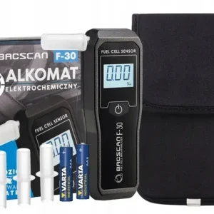 Nowość Alkomat BACSCAN F30 + kalibracje + pokrowiec