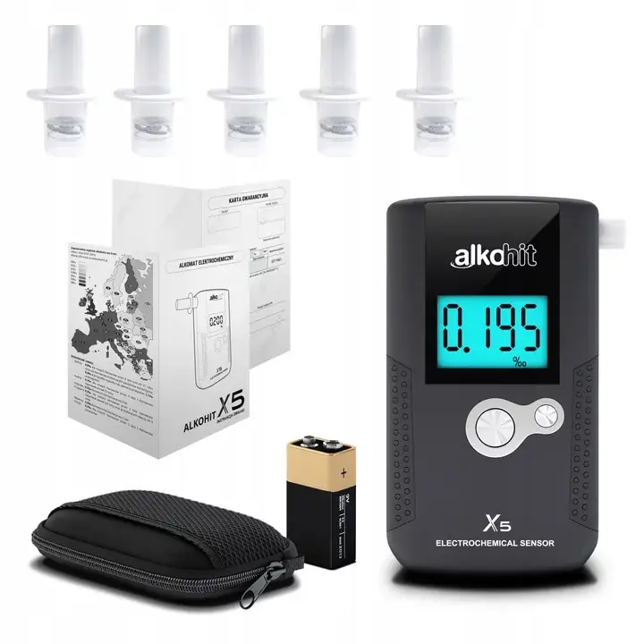 Oferta Alkomat elektrochemiczny ALKOHIT X5 do Auta GW. 2l
