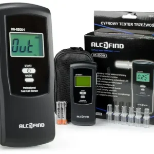 Tylko dziś ALKOMAT DA 8500E +100 USTNIKÓW KALIBRACJA AlcoFind