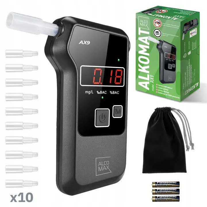 Profesjonalny Alkomat METEO AX9 + 20 USTNIKÓW Oferta
