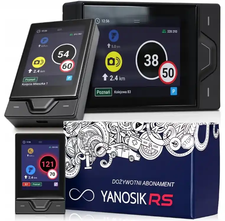 Tylko dziś Yanosik Rs Antyradar Alert Przekroczenia 50Km/H + Dożywotni Abonament