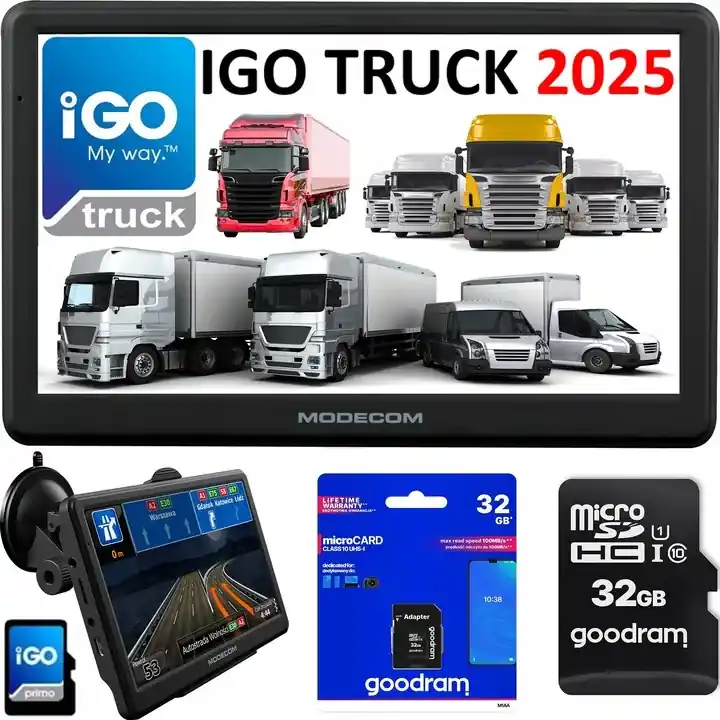 Tani NAWIGACJA IGO TRUCK 7 CALI CIĘŻARÓWKA TIR BUS MODECOM CX 7.2 IGO TRUCK 2025