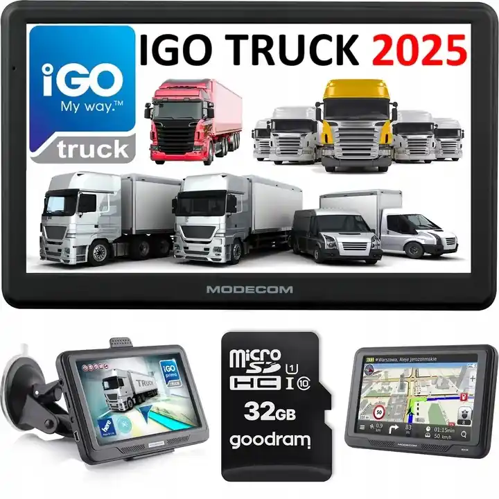 Popularny NAWIGACJA 5 CALI IGO TRUCK CIĘŻARÓWKA TIR BUS MODECOM SX2 IGO TRUCK 2025