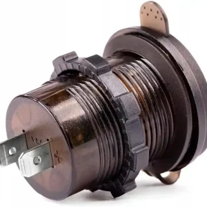 GNIAZDO SAMOCHODOWE ŁADOWARKA USB-C USB WOLTOMIERZ Wyprzedaż