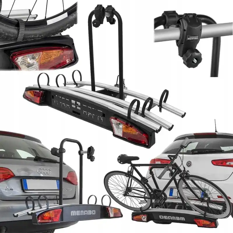 Autentyczny Platforma rowerowa MENABO Merak Typ K na 3 rowery