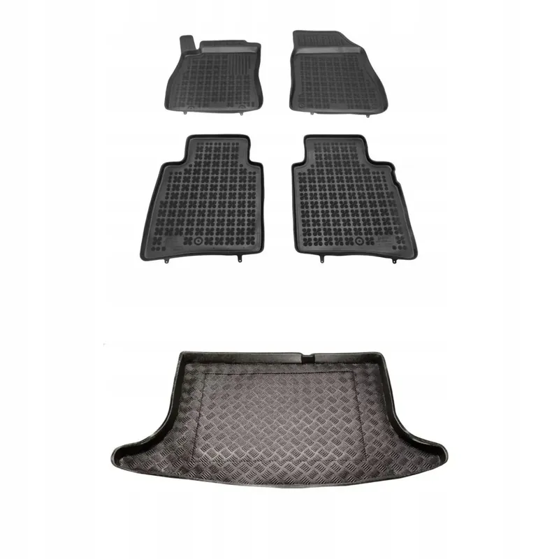 Popularny Zestaw dywaniki i mata korytka Nissan Pulsar 2014-2018 + Stopery