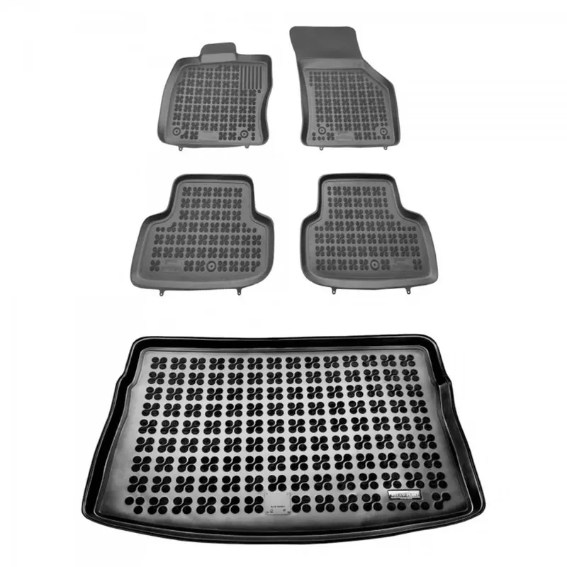 Wysoka jakość Gumowy zestaw dywaniki i mata Volkswagen Golf VII 2012-2019 Hatchback