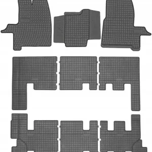 Wysoka jakość DYWANIKI GUMOWE FORD Transit Custom 2012-2022 8/9 osób ET