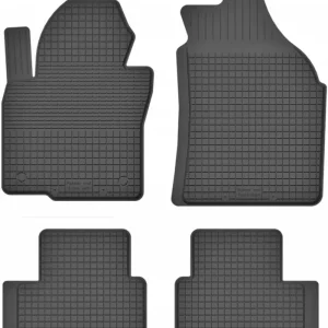 DYWANIKI SAMOCHODOWE GUMOWE CZARNE - Korytkowe rant 2CM KOMPLET Wyprzedaż
