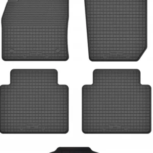 DYWANIKI SAMOCHODOWE GUMOWE CZARNE - Korytkowe ZESTAW rant 2CM + TUNEL Darmowa dostawa