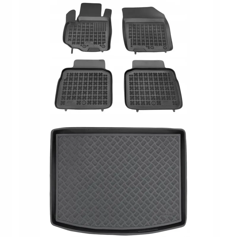 Zwrot pieniędzy Zestaw dywaniki i mata korytka Suzuki SX4 S-Cross II 2013-2021 + Stopery