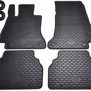 Autentyczny Dywaniki gumowe MERCEDES E W213 (2017-)+stopery ORYGINALNE bezzapachowe