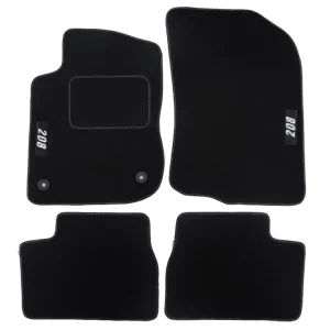 Rabat Peugeot 208 2012- dywaniki welurowe stopery kolory