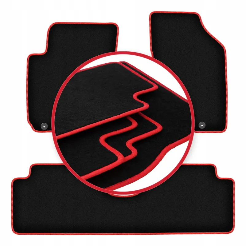 Dywaniki welurowe samochodowe LUX do Kia Sportage II SUV (2004-2010) Wysoka jakość