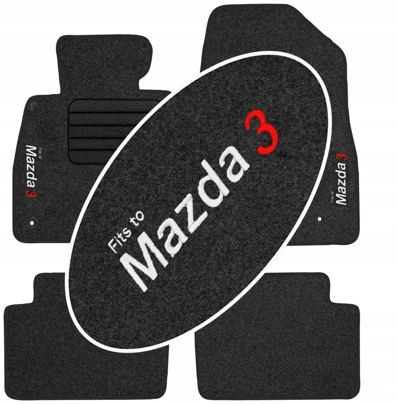 Mazda 3 III 2013-2018 Dywaniki z HAFTEM Tylko dziś