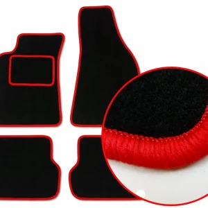 Kup teraz DYWANIKI WYCIERACZKI CZARNE SUZUKI SWIFT III (2005-2010) CZERWONE OBSZYCIE