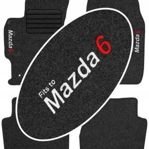 Ekspresowa dostawa Mazda 6 II 2008-2012 Dywaniki z HAFTEM