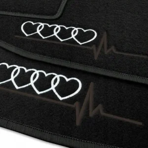 DYWANIKI WELUROWE AUDI A4 B5 (1995-2001) CZARNE - 2x AUDI EDITION Oferta limitowana