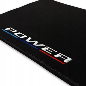 Tylko dziś DYWANIKI WELUROWE CZARNE BMW 3 E46 (98-07) 4x HAFT