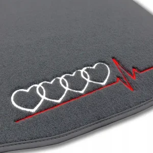 DYWANIKI WELUROWE PREMIUM AUDI A6 C6 + 4x HAFT Nowość