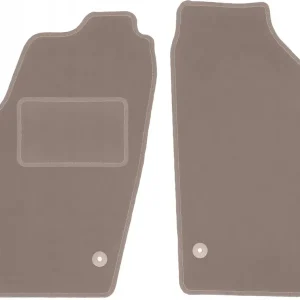 Dywaniki welurowe przednie, beżowe do: Volkswagen Polo IV 9N hatchback (200 Wysoka jakość