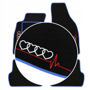 Zamów teraz DYWANIKI DO AUDI A6 C5 (1997-2004) NIEBIESKA LAMÓWKA, 2x HAFT